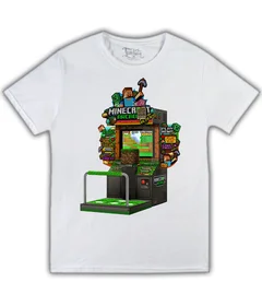 Прикольные футболки: minecraft Arcade Machine